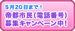 帝都市民（電話番号）募集キャンペーン